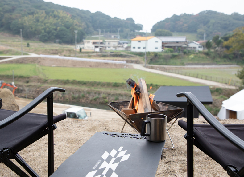 螢火蟲飛舞露營場