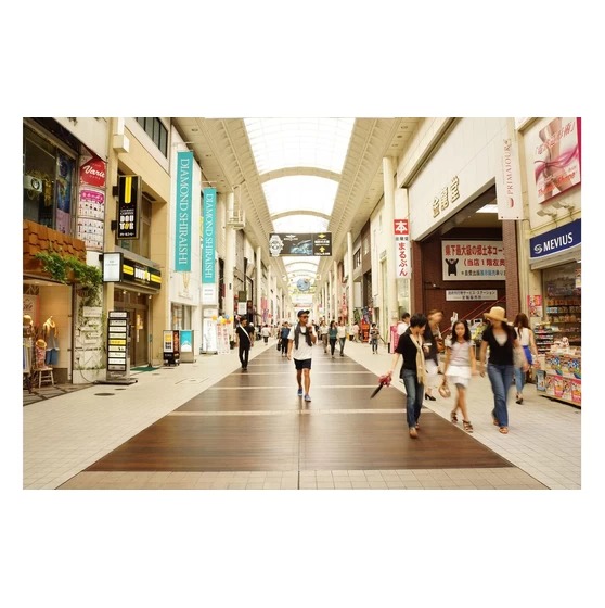 上通、下通商店街