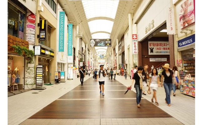 上通、下通商店街