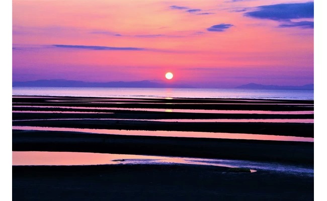 真玉海岸 夕陽①